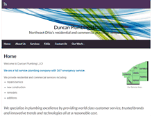 Tablet Screenshot of myduncanplumbing.com